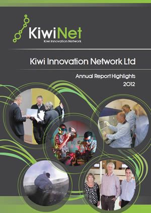 KiwiNet Annual Report Highlights 2012