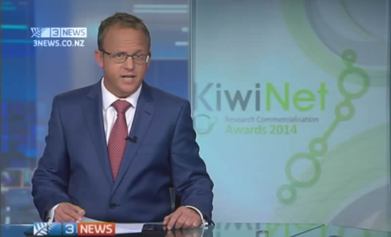 KiwiNet Awards recognise NZ Innovation - TV3, 6pm news story